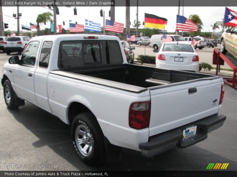 Oxford White / Dark Graphite 2002 Ford Ranger XL SuperCab