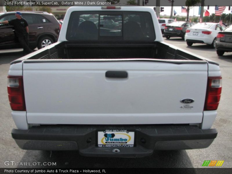 Oxford White / Dark Graphite 2002 Ford Ranger XL SuperCab