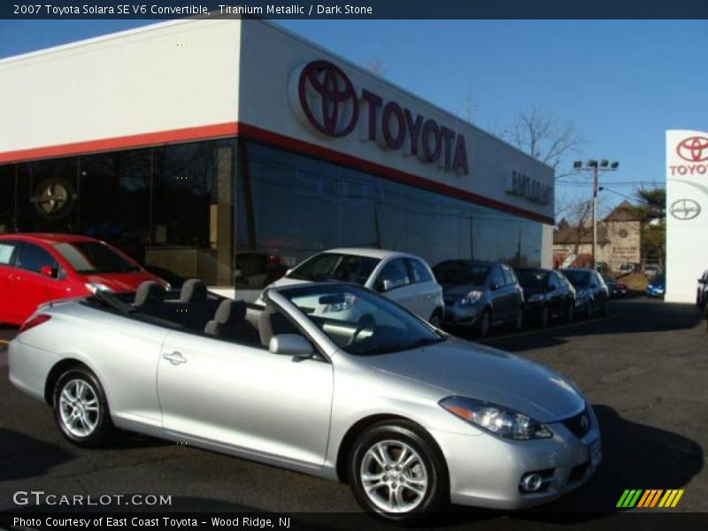 Titanium Metallic / Dark Stone 2007 Toyota Solara SE V6 Convertible