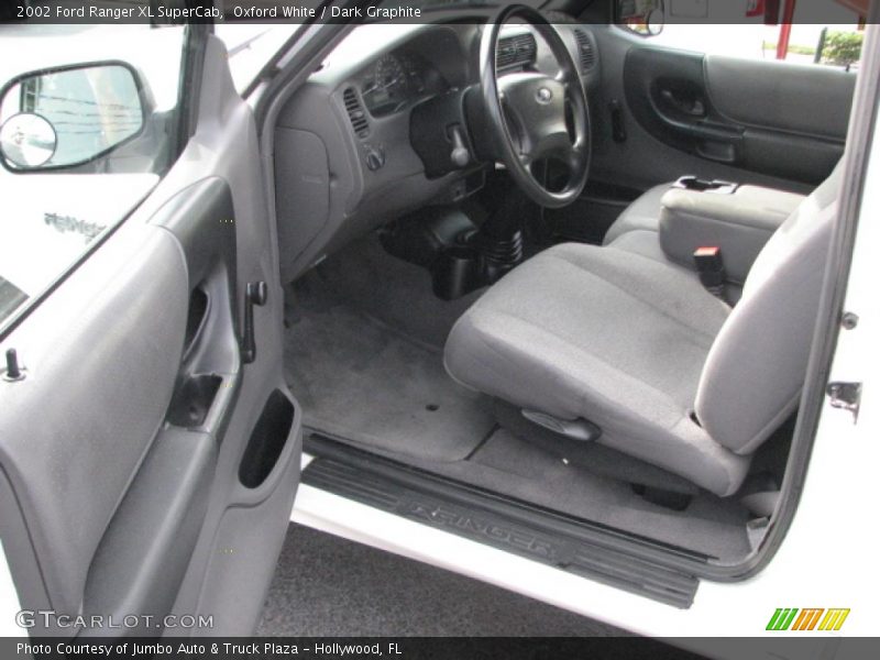 Oxford White / Dark Graphite 2002 Ford Ranger XL SuperCab