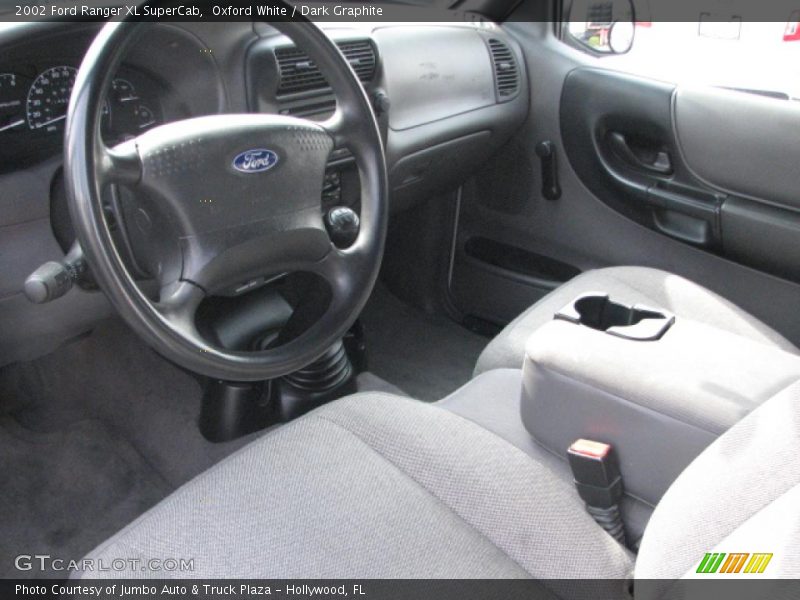 Oxford White / Dark Graphite 2002 Ford Ranger XL SuperCab