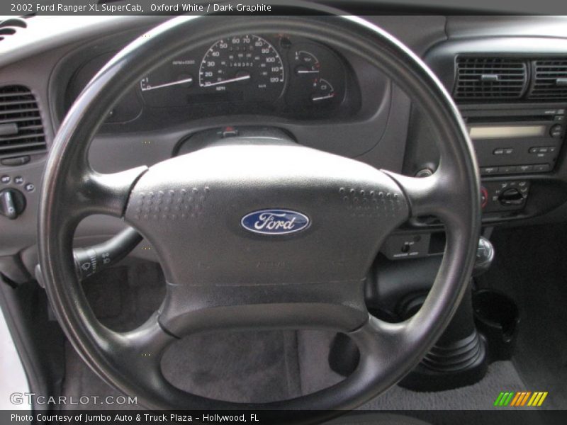 Oxford White / Dark Graphite 2002 Ford Ranger XL SuperCab