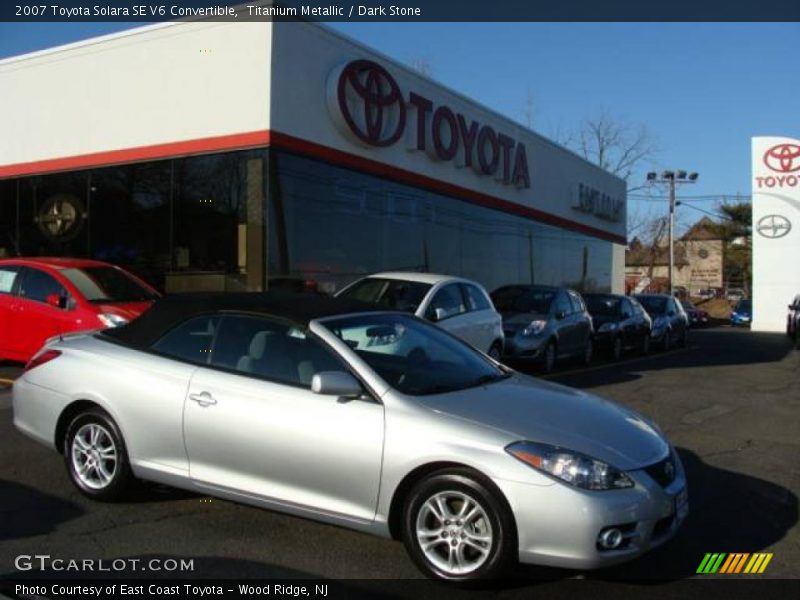 Titanium Metallic / Dark Stone 2007 Toyota Solara SE V6 Convertible