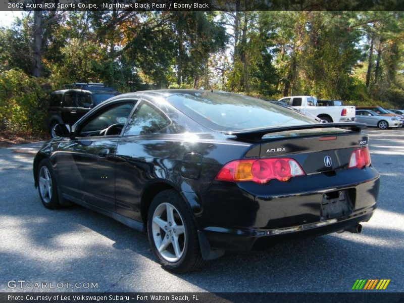 Nighthawk Black Pearl / Ebony Black 2002 Acura RSX Sports Coupe