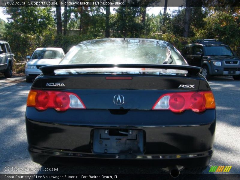 Nighthawk Black Pearl / Ebony Black 2002 Acura RSX Sports Coupe