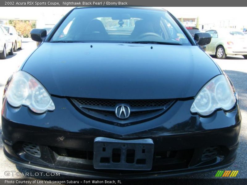 Nighthawk Black Pearl / Ebony Black 2002 Acura RSX Sports Coupe
