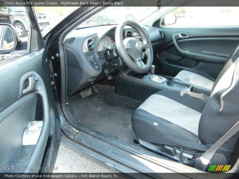 Nighthawk Black Pearl / Ebony Black 2002 Acura RSX Sports Coupe