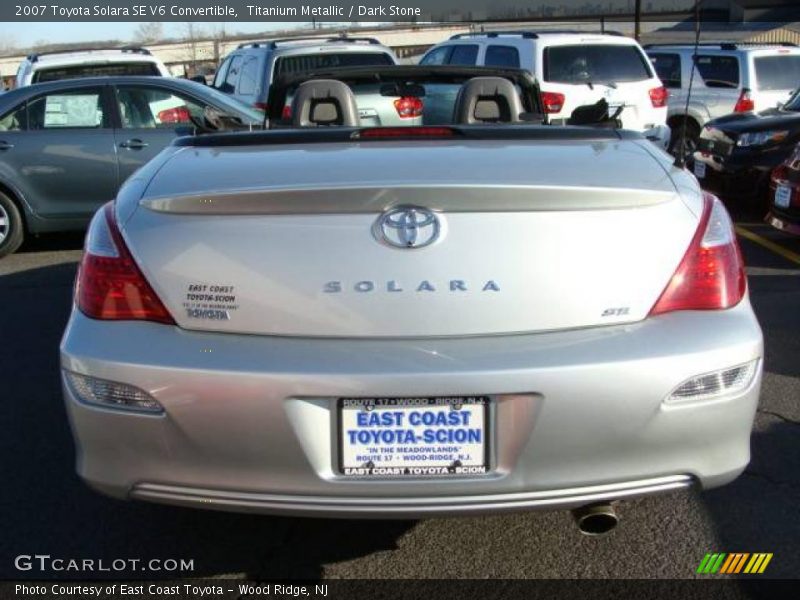 Titanium Metallic / Dark Stone 2007 Toyota Solara SE V6 Convertible