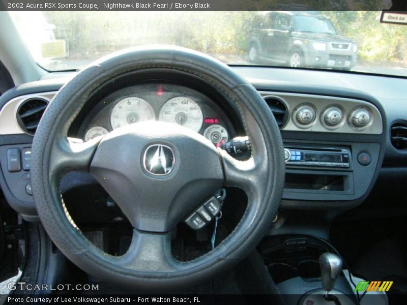 Nighthawk Black Pearl / Ebony Black 2002 Acura RSX Sports Coupe