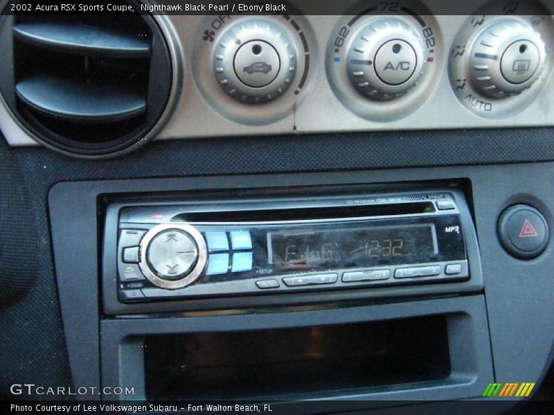 Nighthawk Black Pearl / Ebony Black 2002 Acura RSX Sports Coupe