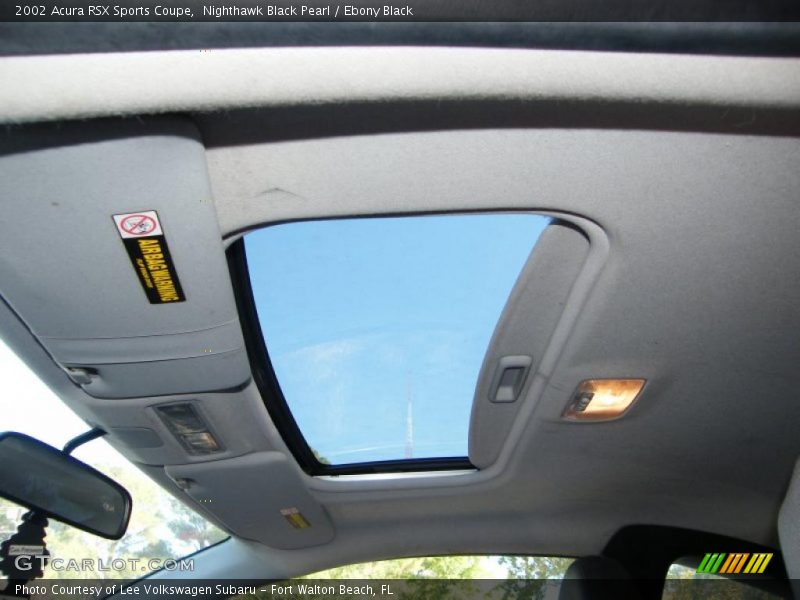 Sunroof of 2002 RSX Sports Coupe
