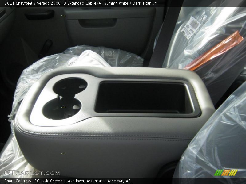 Summit White / Dark Titanium 2011 Chevrolet Silverado 2500HD Extended Cab 4x4