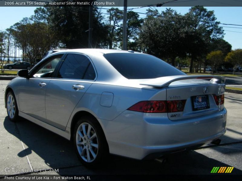 Alabaster Silver Metallic / Ebony Black 2006 Acura TSX Sedan