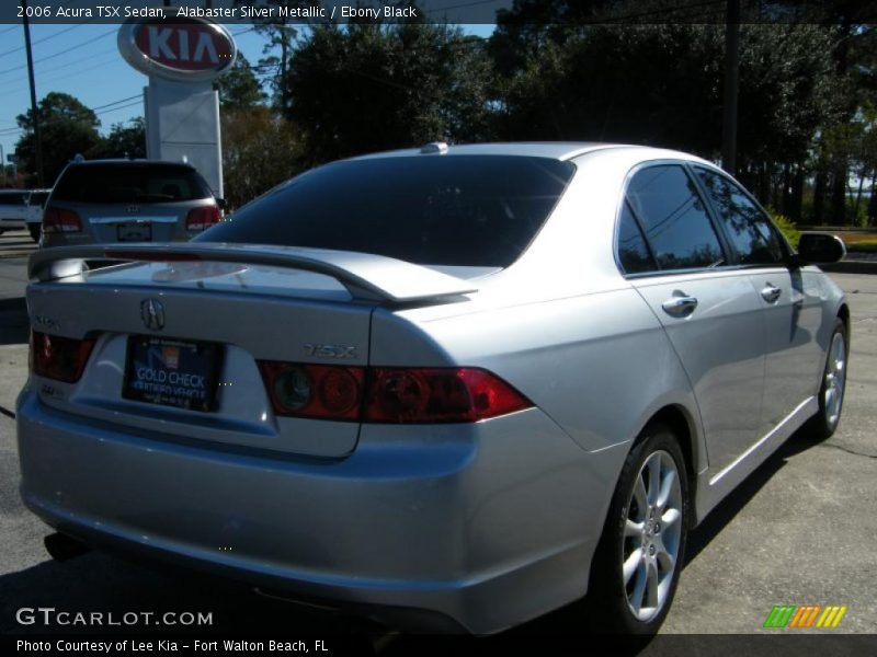 Alabaster Silver Metallic / Ebony Black 2006 Acura TSX Sedan