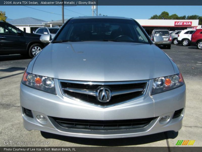 Alabaster Silver Metallic / Ebony Black 2006 Acura TSX Sedan