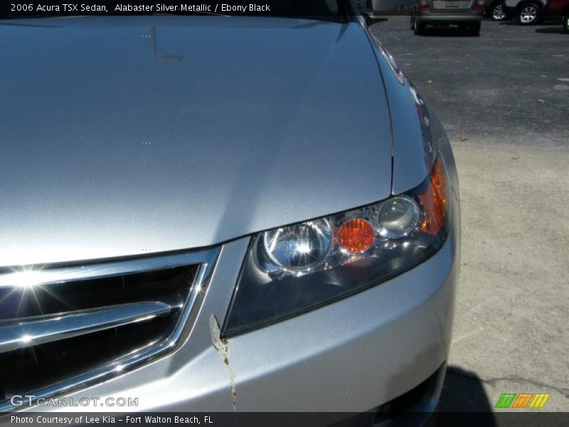 Alabaster Silver Metallic / Ebony Black 2006 Acura TSX Sedan