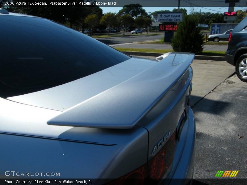Alabaster Silver Metallic / Ebony Black 2006 Acura TSX Sedan