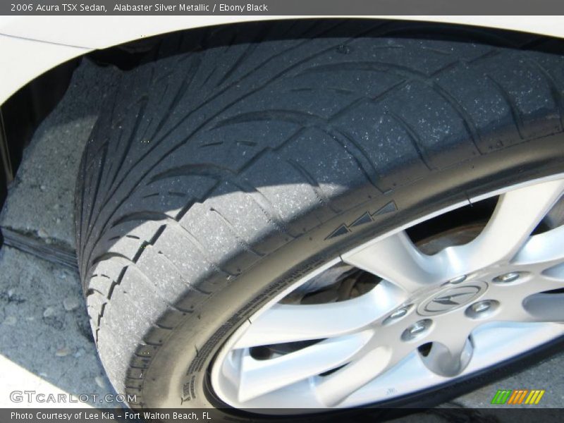 Alabaster Silver Metallic / Ebony Black 2006 Acura TSX Sedan