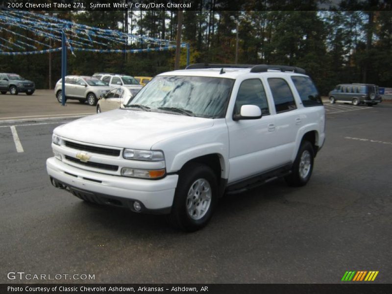 Summit White / Gray/Dark Charcoal 2006 Chevrolet Tahoe Z71