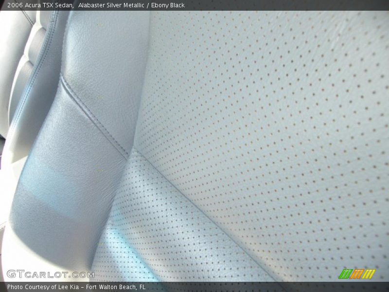 Alabaster Silver Metallic / Ebony Black 2006 Acura TSX Sedan