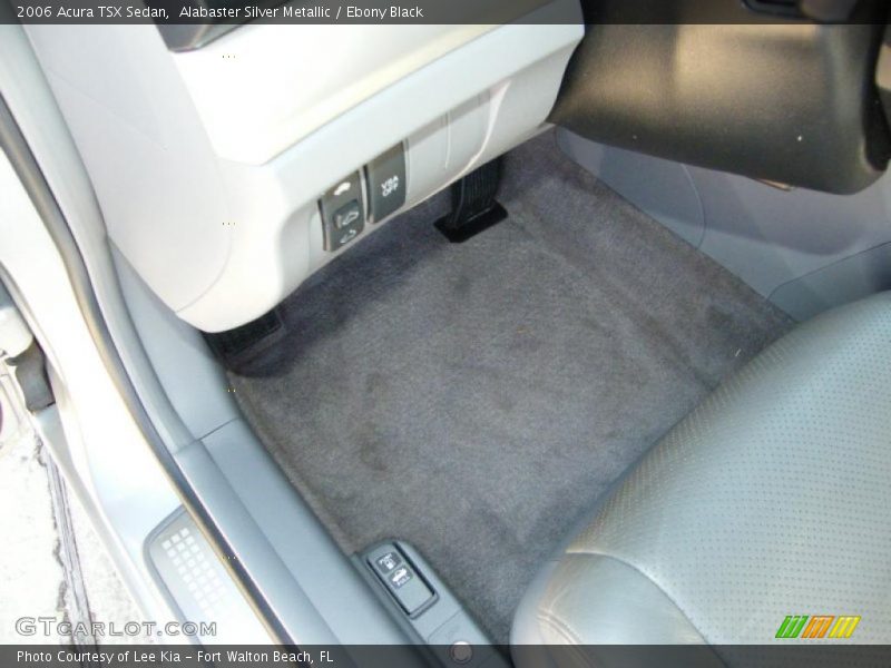 Alabaster Silver Metallic / Ebony Black 2006 Acura TSX Sedan