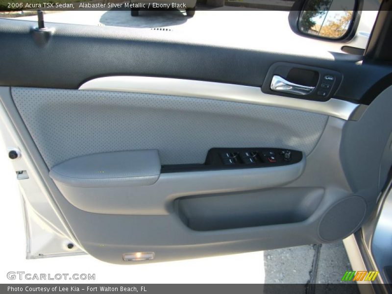 Alabaster Silver Metallic / Ebony Black 2006 Acura TSX Sedan