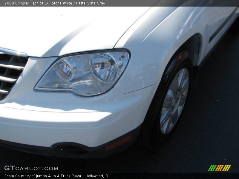 Stone White / Pastel Slate Gray 2008 Chrysler Pacifica LX