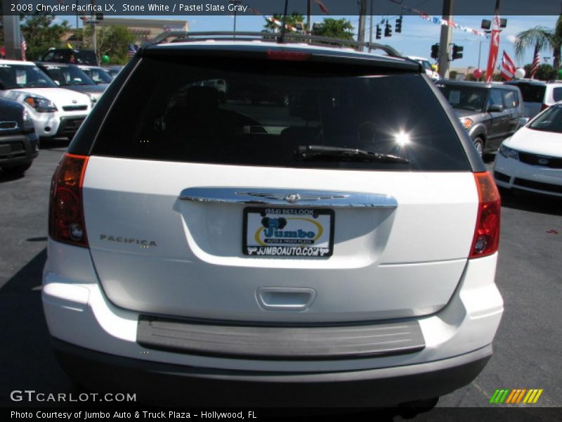 Stone White / Pastel Slate Gray 2008 Chrysler Pacifica LX