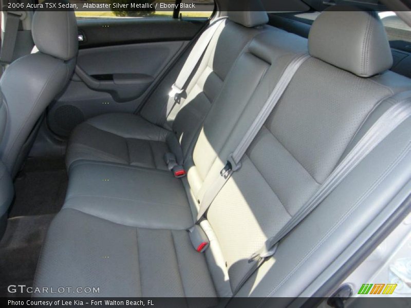 Alabaster Silver Metallic / Ebony Black 2006 Acura TSX Sedan