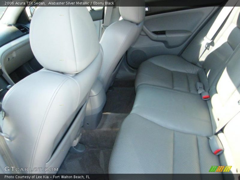 Alabaster Silver Metallic / Ebony Black 2006 Acura TSX Sedan