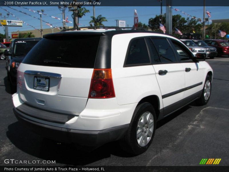 Stone White / Pastel Slate Gray 2008 Chrysler Pacifica LX