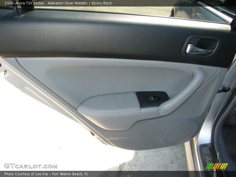 Alabaster Silver Metallic / Ebony Black 2006 Acura TSX Sedan
