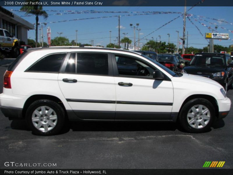 Stone White / Pastel Slate Gray 2008 Chrysler Pacifica LX