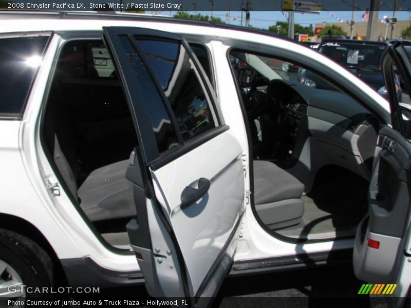 Stone White / Pastel Slate Gray 2008 Chrysler Pacifica LX