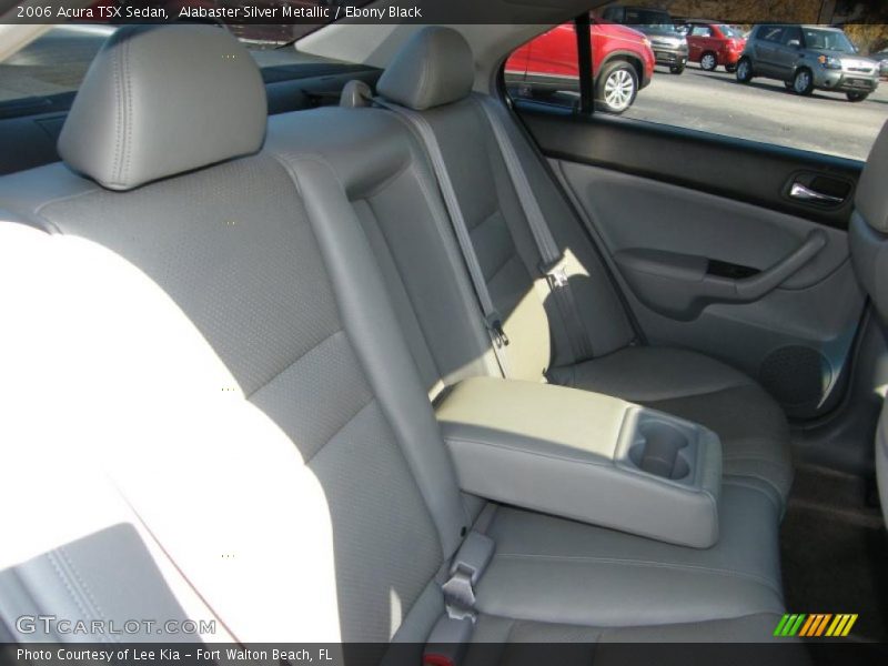 Alabaster Silver Metallic / Ebony Black 2006 Acura TSX Sedan