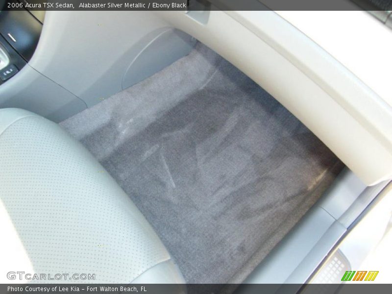 Alabaster Silver Metallic / Ebony Black 2006 Acura TSX Sedan