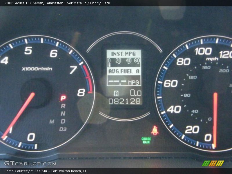 Alabaster Silver Metallic / Ebony Black 2006 Acura TSX Sedan