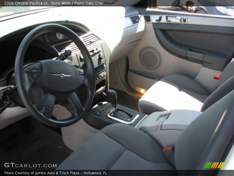 Stone White / Pastel Slate Gray 2008 Chrysler Pacifica LX