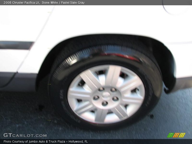 Stone White / Pastel Slate Gray 2008 Chrysler Pacifica LX
