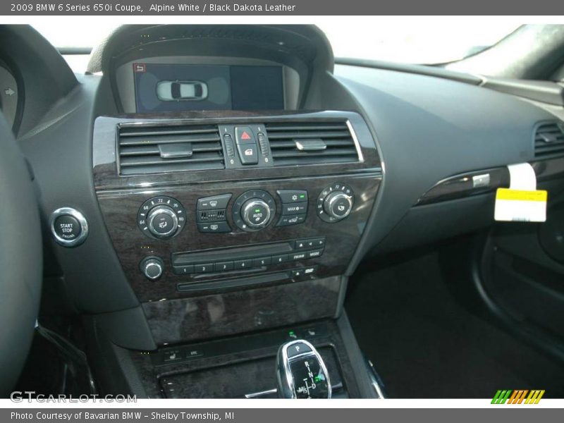 Alpine White / Black Dakota Leather 2009 BMW 6 Series 650i Coupe