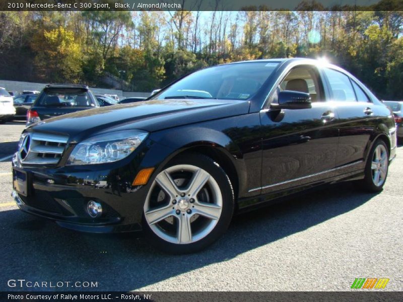 Black / Almond/Mocha 2010 Mercedes-Benz C 300 Sport