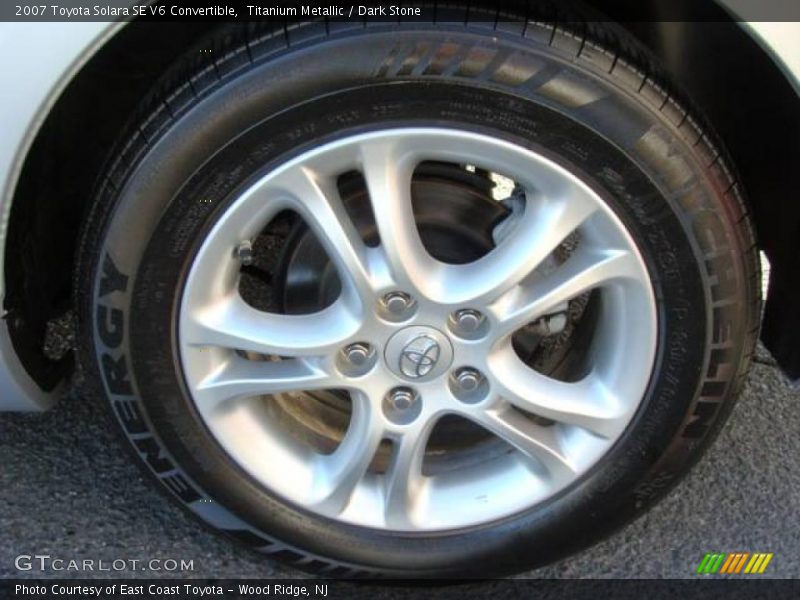Titanium Metallic / Dark Stone 2007 Toyota Solara SE V6 Convertible