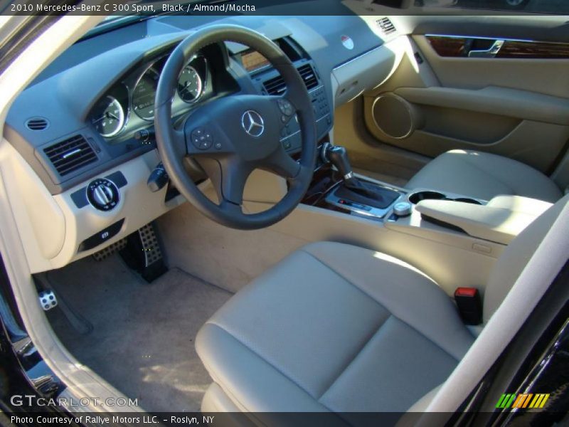 Black / Almond/Mocha 2010 Mercedes-Benz C 300 Sport