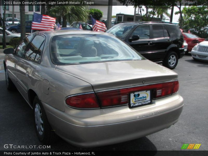 Light Sandrift Metallic / Taupe 2001 Buick Century Custom