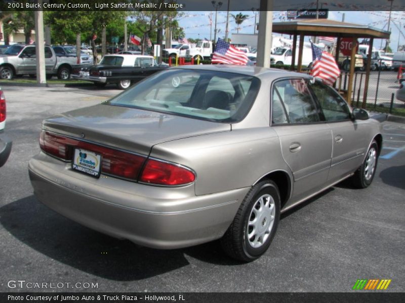 Light Sandrift Metallic / Taupe 2001 Buick Century Custom