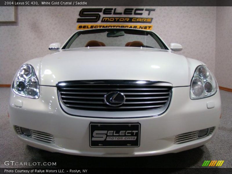 White Gold Crystal / Saddle 2004 Lexus SC 430