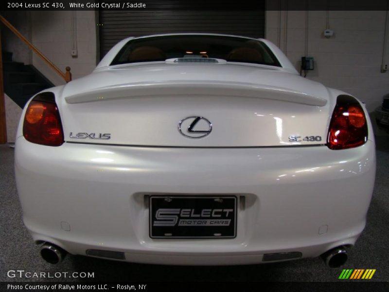 White Gold Crystal / Saddle 2004 Lexus SC 430
