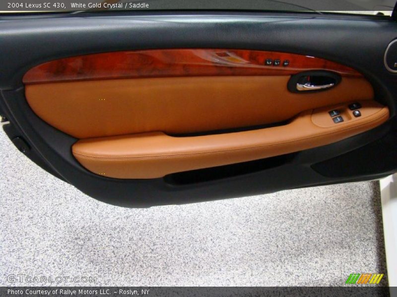 White Gold Crystal / Saddle 2004 Lexus SC 430