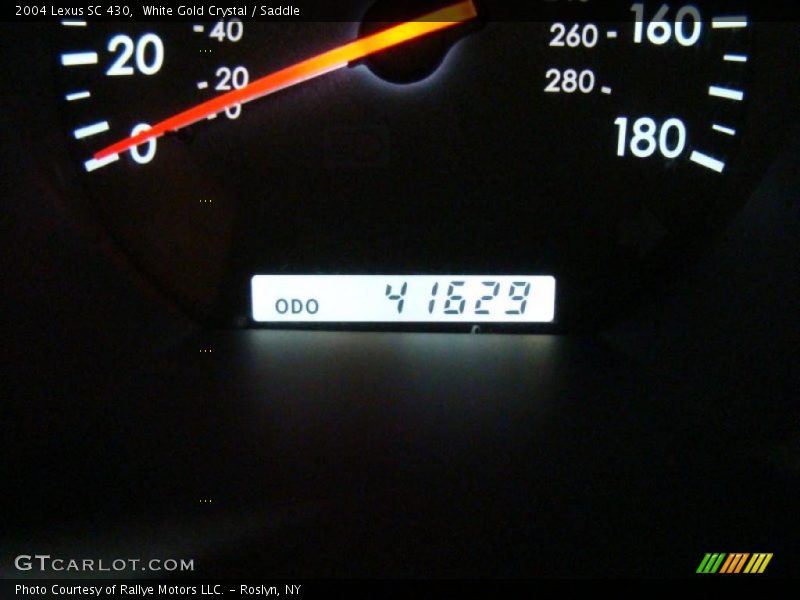 White Gold Crystal / Saddle 2004 Lexus SC 430