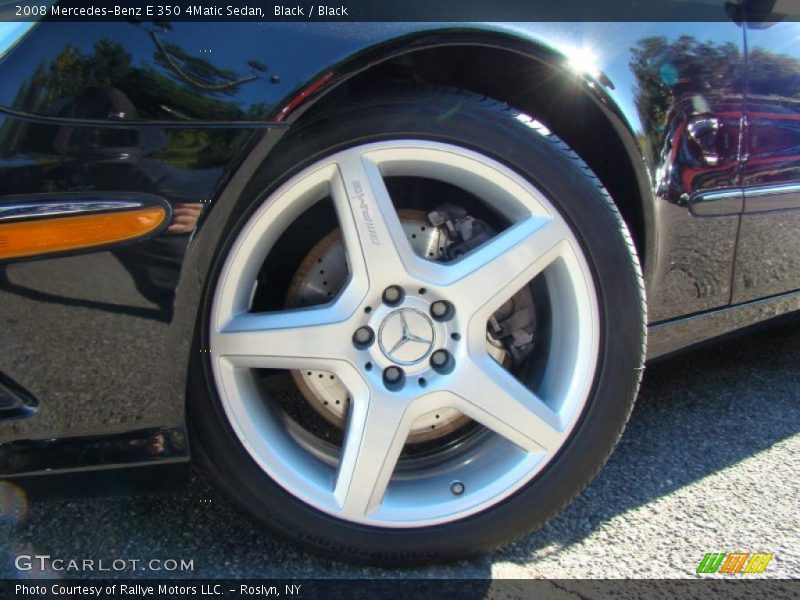 Black / Black 2008 Mercedes-Benz E 350 4Matic Sedan
